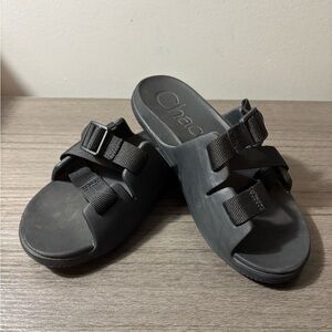 Chaco Black Adjustable Slide Sandals‎ Childrens